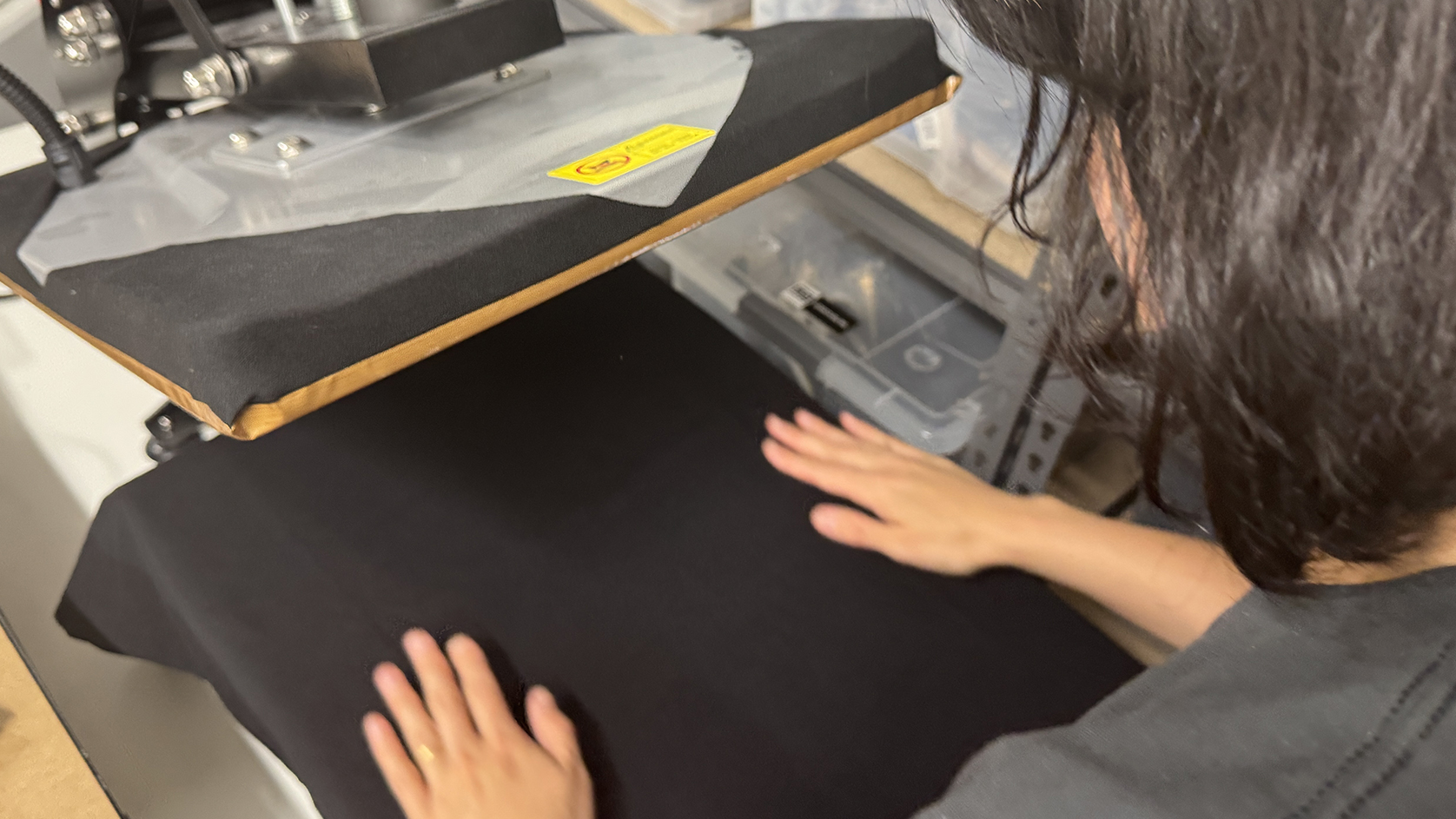 Heat Pressing a Tshirt